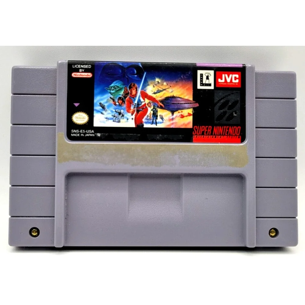 Super Star Wars: The Empire Strikes Back (SNES‎ Super Nintendo) JVC LOGO